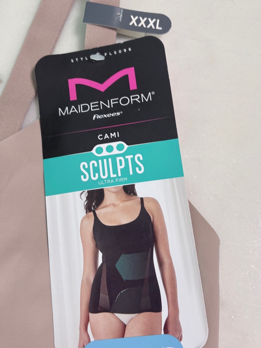 NWT Maidenform Flexees Seamless  Cami Sculpts Ultra Firm Mauve Taupe Size XXXL - Picture 9 of 10